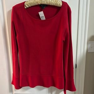 Ann Taylor, NWT, red sweater. Med